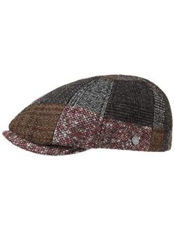 Delico Patchwork Flat Cap Women/Men - Made in The EU