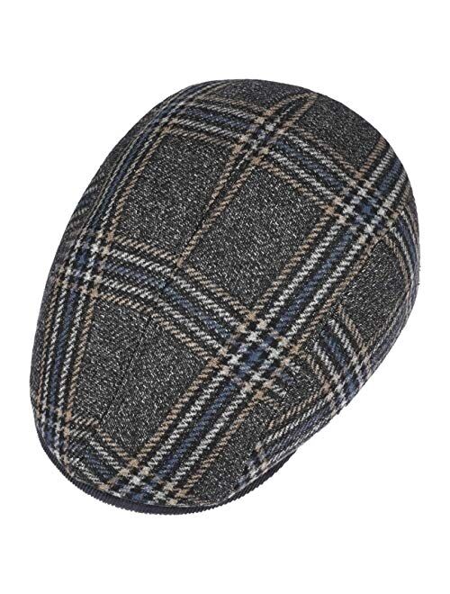 Lierys Grindbergh Wool Flat CapGold Men -