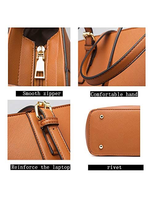 Handbags for Women Large Hobo Bags Female Fashion Tote Shoulder Bags Crossbody Wallets Satchel Purse Set 4pcs
