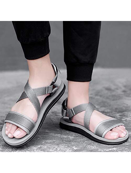 XLEVE Summer Men Sandals Beach Sandal Casual Shoes Breathable Slip