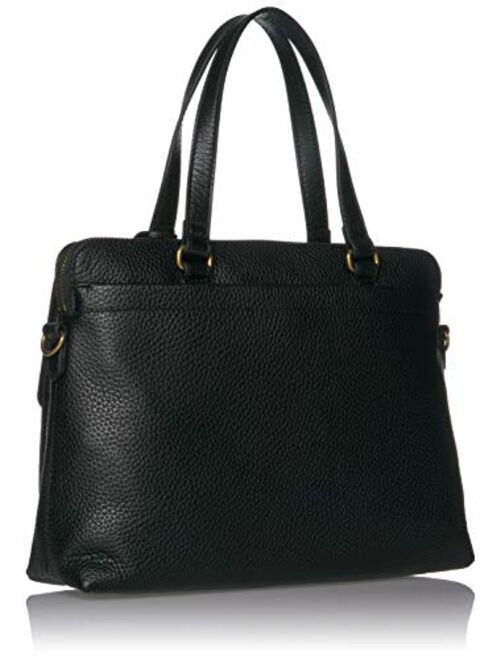 Fossil Women's Kinley Leather Satchel Purse Handbag