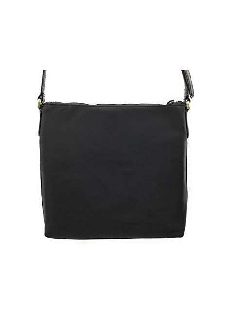 Kate Spade New York Jae Nylon Flat Crossbody Bag (Black 2019)
