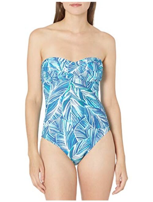 La Blanca Women's Bandeau One Piece Swimsuit