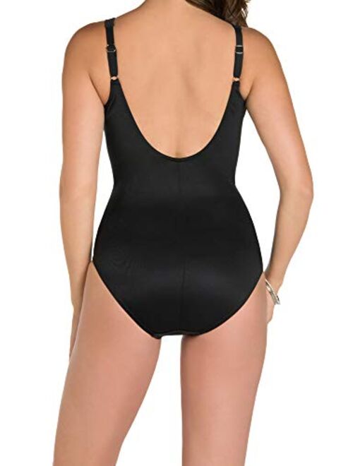 Miraclesuit Women's Swimwear D-Cup Must Have Sanibel Underwire Sweetheart One Piece Swimsuit
