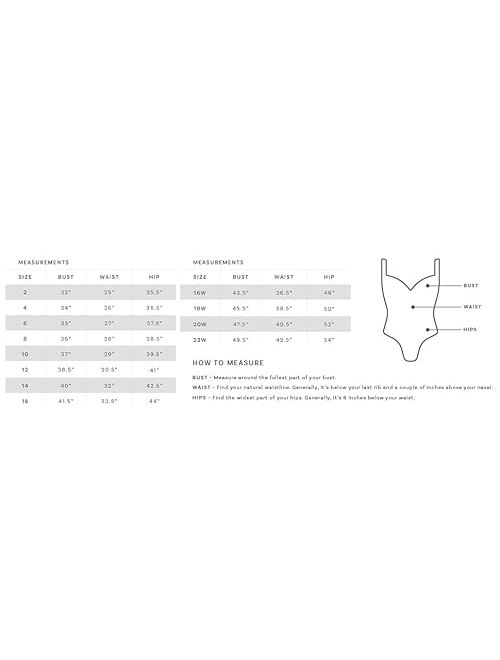 La Blanca Women's V-Neck One Piece Swimsuit