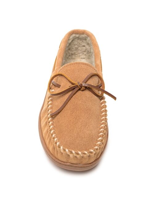 Minnetonka Men's Suede Everyday Trapper Moccasin Slippers