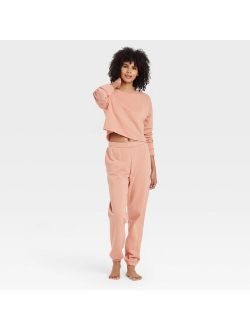 Women's Fleece Lounge Sweatshirt - Colsie™ Brown