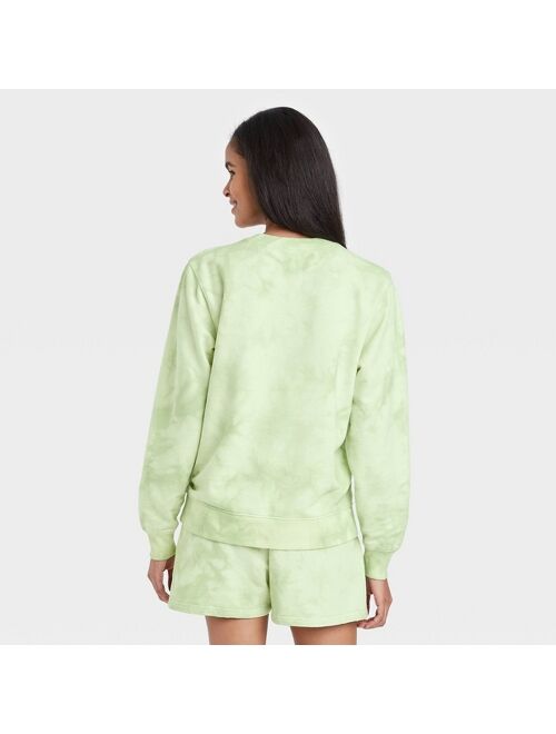 Women's Lisa Simpson Graphic Sweatshirt - Green