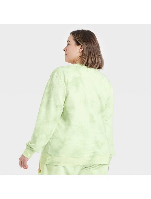 Women's Lisa Simpson Graphic Sweatshirt - Green