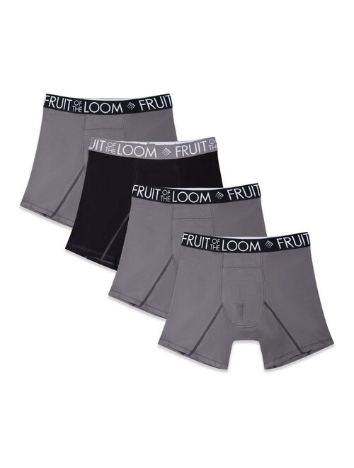 Men's Fruit of the Loom® 3-Pack +1 Performance Cooling Cotton Boxer Briefs