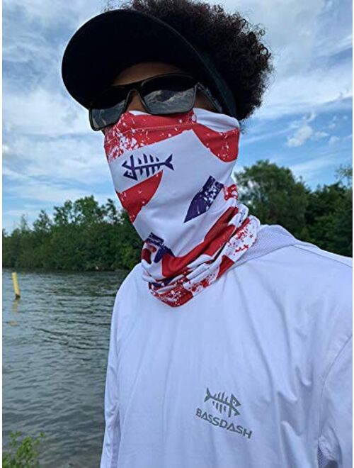 Bassdash UPF 50+ UV Sun Protection Neck Gaiter Fishing Mask Hunting Kayaking Hiking Cycling Ski Sports