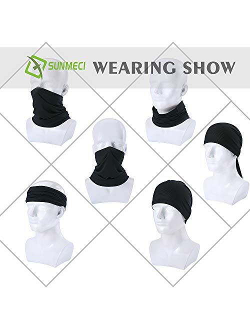 SUNMECI Summer Face Mask Breathable Sun Protection Neck Gaiter for Fishing Hiking Camping Outdoors Versatile Headwrap