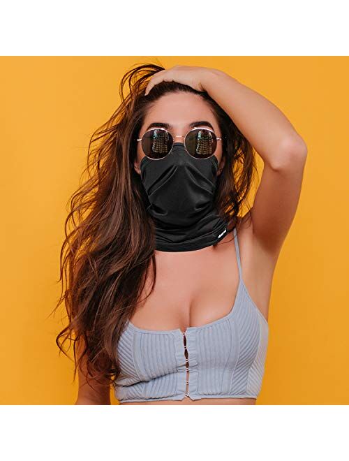 Neck Gaiter Face Mask Reusable, Cloth Face Masks Washable Bandana Face Mask, Sun Dust Protection Balaclava Face Cover Scarf