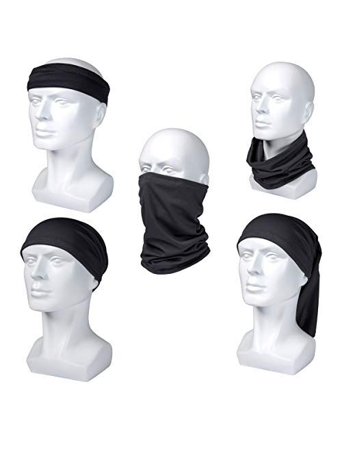 Sun UV Protection Neck Gaiter Face Mask Washable Reusable Face Cover Scarf Dust Wind Bandana Balaclava for Fishing Hiking