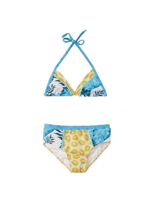Azul Girls Turquoise Endless Summer Triangle 2 Pc Bikini Swimsuit