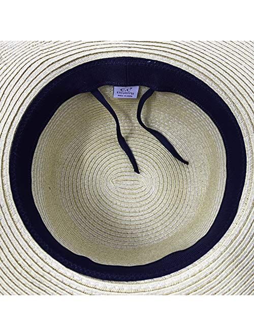 Funky Junque Womens Friends & Family Vacation Embroidered Floppy Beach Sun Hat Bundle
