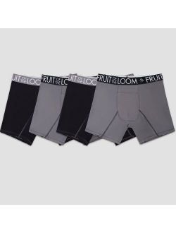 ‎Fruit of the Loom Select Men's Breathable Performance Cool Cotton Boxer Briefs 4pk