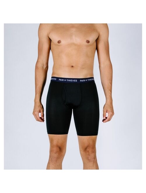 Pair of Thieves Men's Super Fit Long Boxer Briefs 2pk