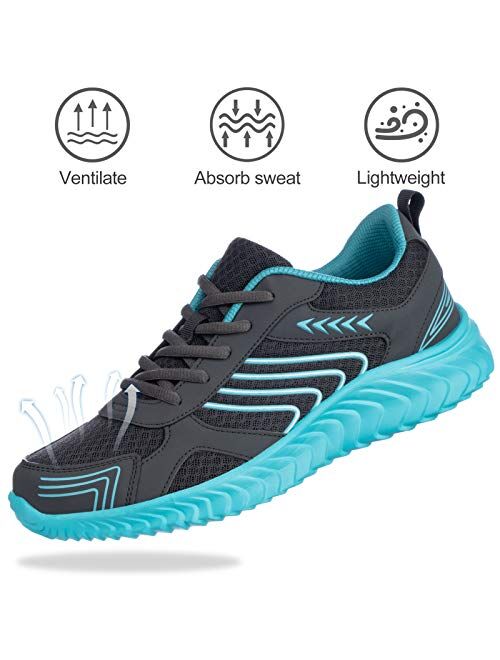 Akk Women's Running Shoes Lightweight Breathable Mesh Sneakers Sports Athletic Casual Walking Shoes