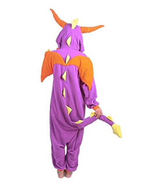 Xiqupjs Adult Onesie Dragon Pajamas Animal Coaplay Costume