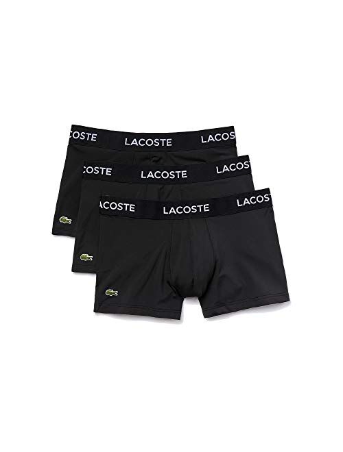Lacoste Men's Motion Classic 3 Pack Microfiber Trunks