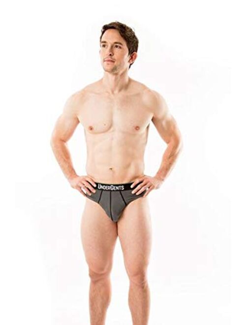 UnderGents 3-Pack Men's Brief Underwear CloudSoft Fabric with Cooling Modal