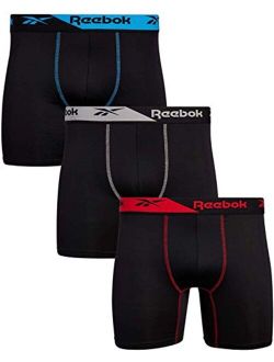 Men's Underwear - Performance Microfiber Boxer Briefs (3 Pack)