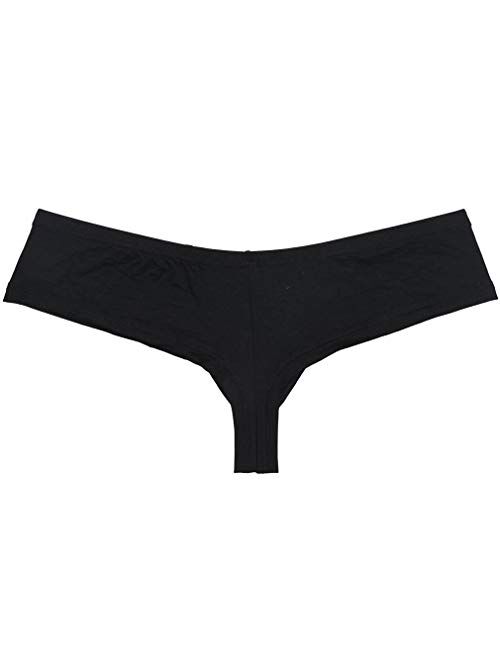 OROCOJUCO Men's Modal Cheeky Shorts Briefs Brazilian Bikini Underwear Skimpy Boxer Brief Bulge Pouch Brazilian Bikini Trunk