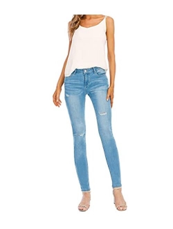 MetHera Women's Le Mel Classic Stretch Skinny Shaping Jeans