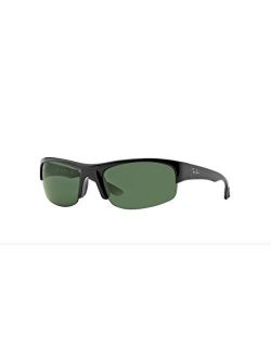 RB4173 - 601/71 Sunglasses Black w/ Green Classic Lens 62mm
