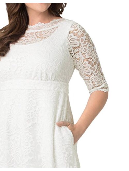 Kiyonna Women's Plus Size Sweet Serenity Wedding Gown