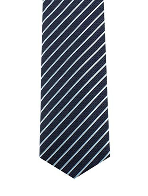 Boss Hugo Boss Diagonal Striped Woven Italian Silk Tie, Navy 50380879