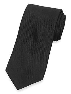 Paul Fredrick Men's Textured Solid Silk Tie