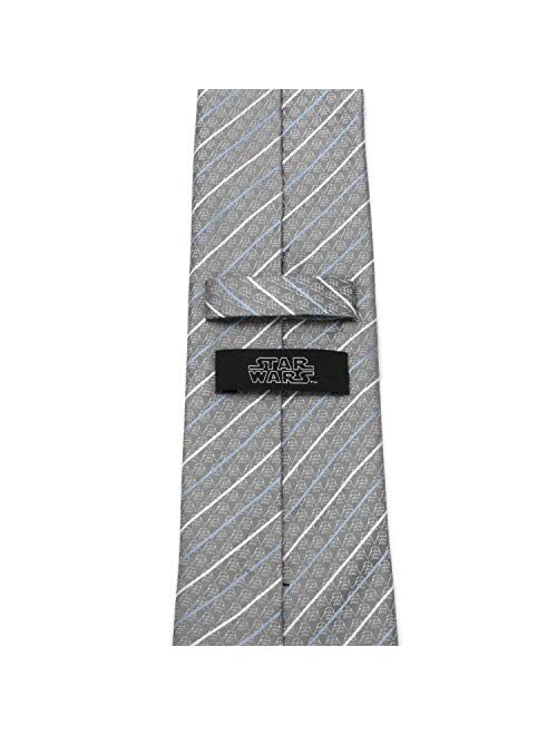 Cufflinks, Inc. Darth Vader Modern Stripe Gray Mens Tie