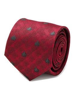 TNG Red Delta Shield Tie