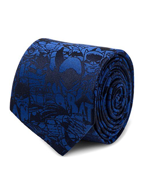 Cufflinks, Inc. Blue Batman Comic Tie