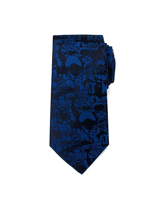 Cufflinks, Inc. Blue Batman Comic Tie