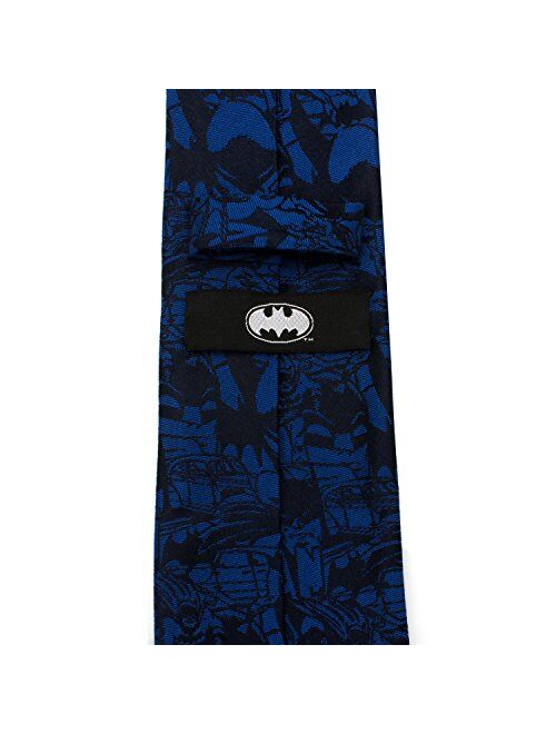 Cufflinks, Inc. Blue Batman Comic Tie