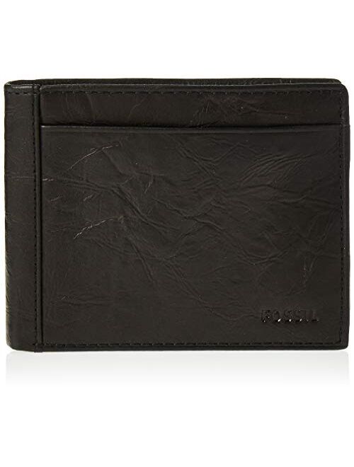 Fossil Men's Neel Leather Bifold Flip ID Wallet