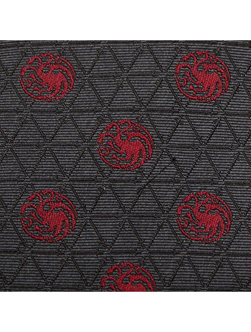 Cufflinks, Inc. Targaryen Geometric Sword Gray Men's Tie