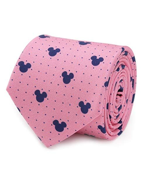 Cufflinks, Inc. Mickey Mouse Dot Pink Men's Tie