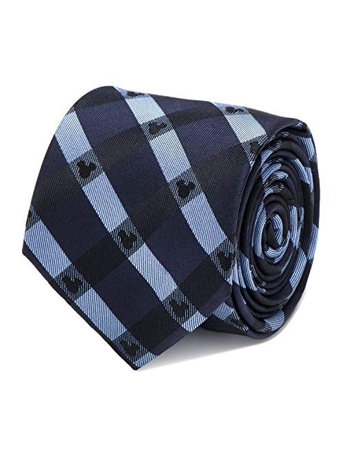 Cufflinks, Inc. Disney Mickey Mouse Blue Plaid Men’s Dress Tie