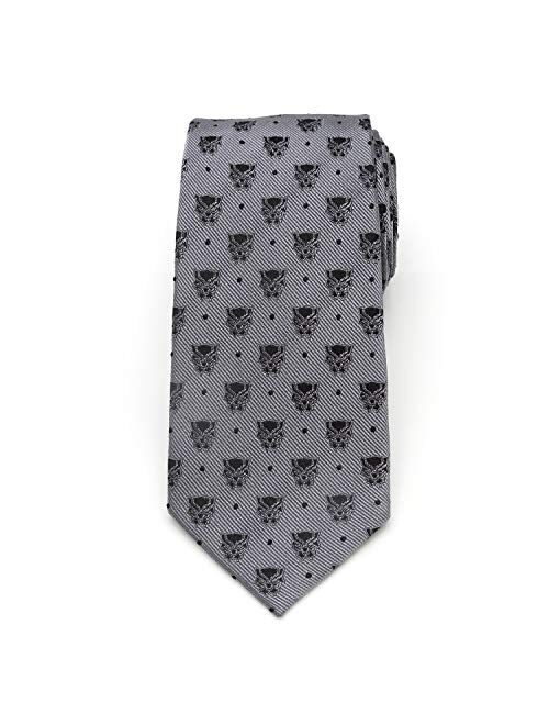 Cufflinks, Inc. Black Panther Gray Dot Tie