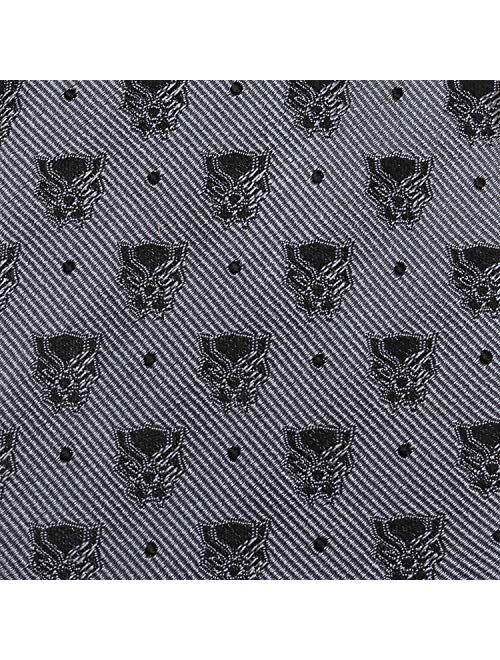 Cufflinks, Inc. Black Panther Gray Dot Tie