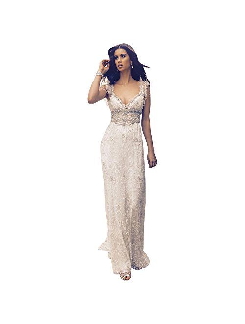Kelaixiang Luxury Rhinestone Sweetheart Wedding Dress for Women Long