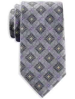 Rochester by DXL Big and Tall Square Medallion Tie