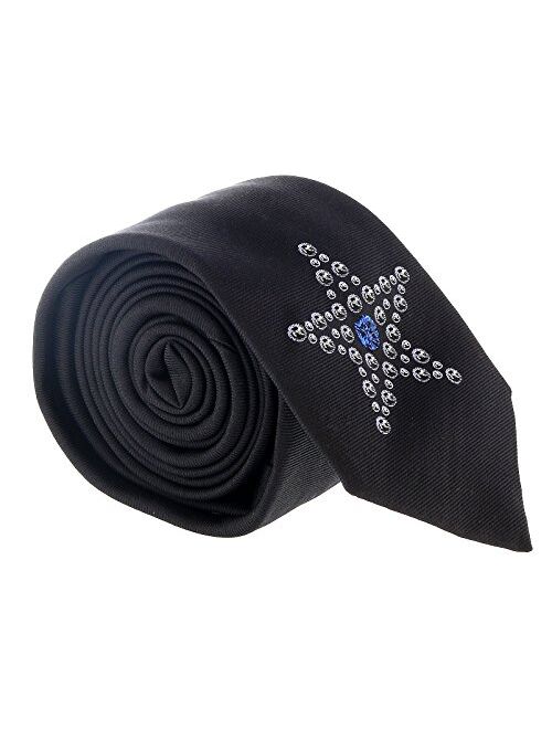 Givenchy Black micro striped jacquard Tie for mens