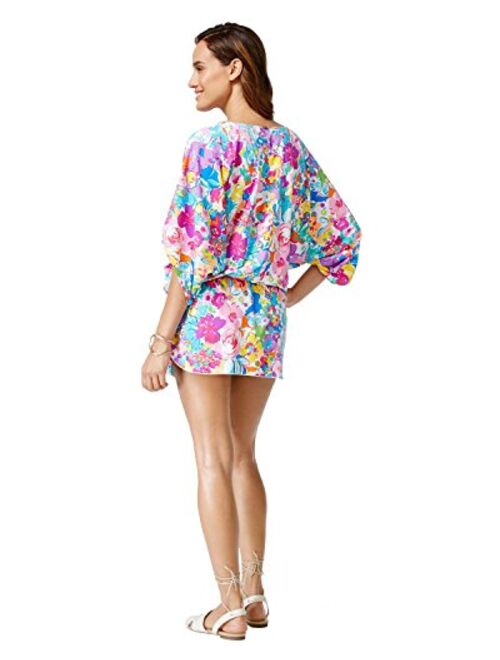 Anne Cole Women's This Bud's for You Kangaroo Pouch Caftan Cover Up