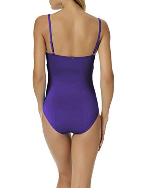 Anne Cole Classic Moderate Leg Maillot One Piece Swimsuit
