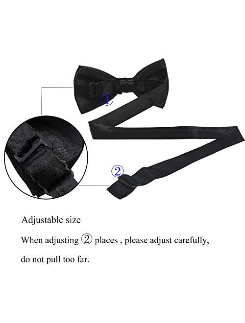 Kids Suspender Bow Tie Sets - Adjustable Braces With Bowtie Gift Idea for Boys and Girls by WELROG